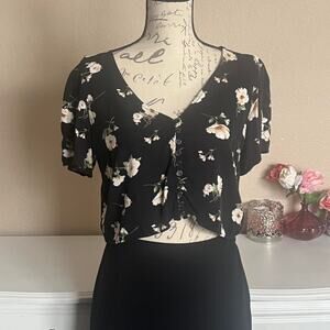 Forever 21 floral blouse